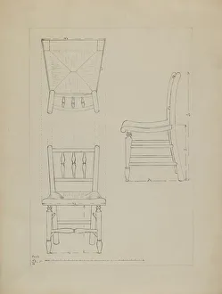 Chair, 1935/1942. Creator: Edith Magnette