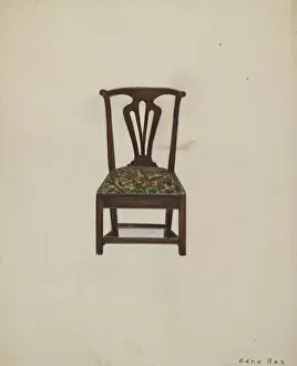 Side Chair, 1935 / 1942. Creator: Edna C. Rex