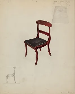 Side Chair, 1935 / 1942. Creator: Edna C. Rex
