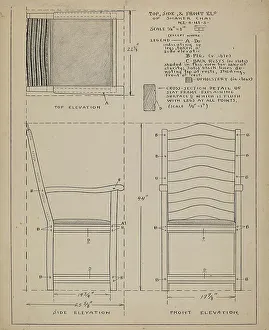 Francis Law Durand Prints: Chair, 1935/1942. Creator: Francis Law Durand