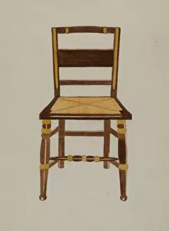 Hitchcock Gallery: Chair, 1935 / 1942. Creator: Genevieve Sherlock