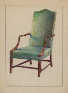 Side chair, 1935 / 1942. Creator: George Loughridge