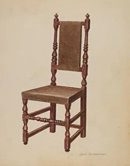 Side Chair Prints: Side Chair, 1935 / 1942. Creator: Gilbert Sackerman