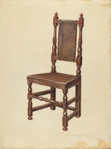 Side Chair, 1935 / 1942. Creator: Gilbert Sackerman
