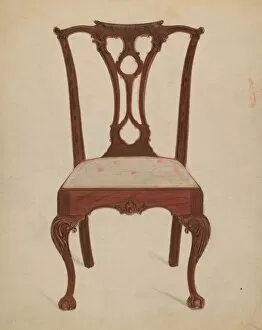 Seat Gallery: Chair, 1935 / 1942. Creator: John Garay