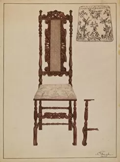 Side Chair, 1935/1942. Creator: Nicholas Gorid