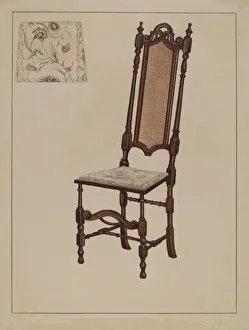 Side Chair, 1935 / 1942. Creator: Nicholas Gorid