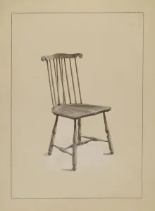 Chair, 1935/1942. Creator: Simon Weiss