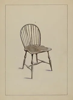 Simon Weiss Prints: Chair, 1935/1942. Creator: Simon Weiss