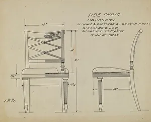 Side Chair, 1935/1943. Creator: Unknown