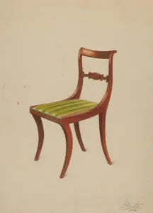 Ferdinand Cartier Prints: Side Chair, 1936. Creator: Ferdinand Cartier
