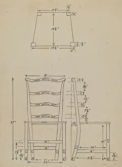 Side Chair Prints: Side Chair, 1936. Creator: Hans Westendorff