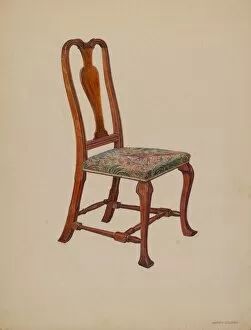 Eisman Harry Gallery: Side Chair, 1936. Creator: Harry Eisman