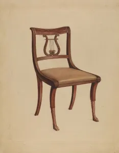 Side Chair, 1936. Creator: Lawrence Phillips