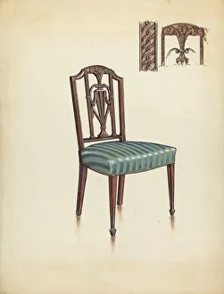 Side Chair, 1936. Creator: M. Rosenshield-von-Paulin