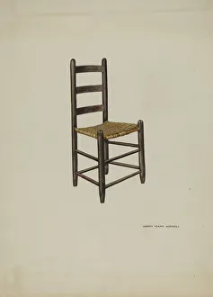 Harry Mann Waddell Prints: Chair, 1937. Creator: Harry Mann Waddell