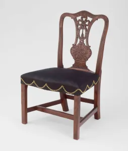 Rivet Prints: Side Chair, c. 1780 / 90. Creator: Unknown