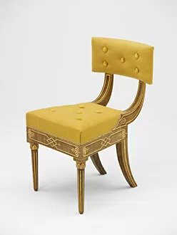 Trompe Loeil Collection: Side Chair, c. 1816. Creators: Unknown, John Philip Fondé