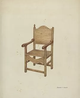 Chair, c. 1936. Creator: Edward Jewett