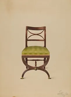 Side Chair, c. 1936. Creator: Ferdinand Cartier
