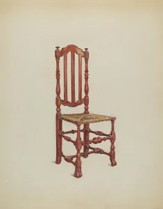 Side Chair Prints: Side Chair, c. 1936. Creator: Florence Choate
