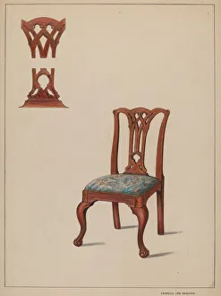 Francis Law Durand Prints: Chair, c. 1936. Creator: Francis Law Durand