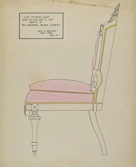 Brooklyn Museum Prints: Chair, c. 1936. Creator: Jack Bochner