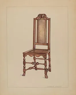 Side Chair, c. 1936. Creator: Lawrence Phillips