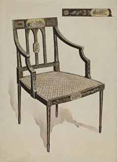 Chair, c. 1936. Creator: Lillian Causey