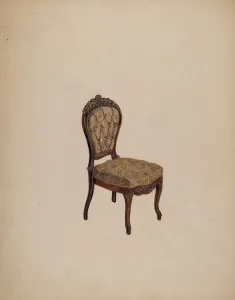 Side Chair, c. 1937. Creator: Edna C. Rex