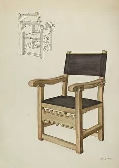 Chair, c. 1937. Creator: Natalie Simon