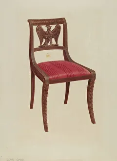 Side Chair Prints: Side Chair, c. 1939. Creator: John Dana