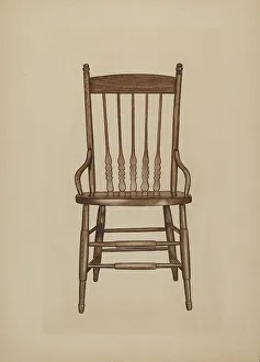Chair, c. 1939. Creator: Lee Brown