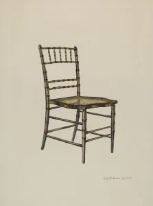 Morton Ralph Prints: Chair, c. 1939. Creator: Ralph Morton