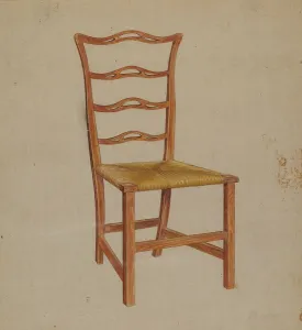 Side Chair Prints: Side Chair, c. 1939. Creator: Ruth Bialostosky