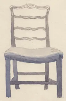 Shirley Jane Prints: Chair, c1950. Creator: Shirley Markham