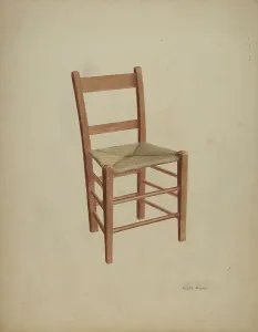 Chair (handmade), c. 1941. Creator: Glenn Wilson