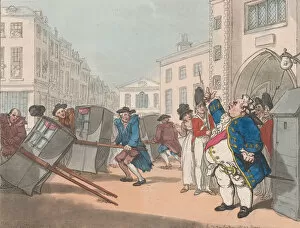 Chairman Gallery: The Chairmens Terror, July 18, 1792. July 18, 1792. Creator: Thomas Rowlandson