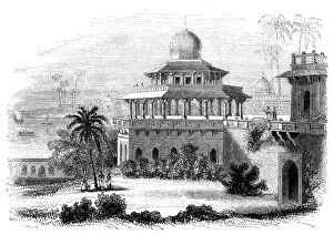 Clayton Gallery: Chalees Satoon, or the Pavilion of the Forty Pillars, 1847. Artist: Giles
