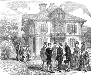 The Chalet Cordier, the residence of M. Thiers at Trouville, 1872. Creator: Unknown