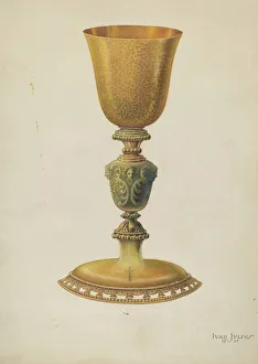 Metal Work Gallery: Chalice, 1937. Creator: Ivar Julius