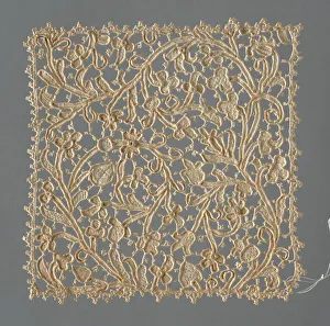Grey Background Collection: Chalice Cover, Italy, 1667 / 1700. Creator: Unknown