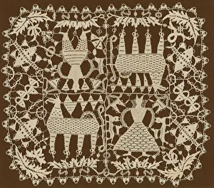 Chalice Cover Prints: Chalice Cover, Italy, Early 17th century. Creator: Unknown
