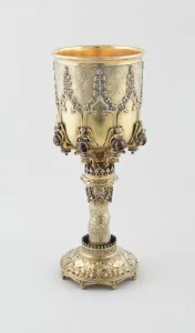 Semi Precious Stone Gallery: Chalice, London, 1827 / 28. Creator: AWN Pugin