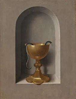 Chalice of Saint John the Evangelist [reverse], c. 1470 / 1475. Creator: Hans Memling