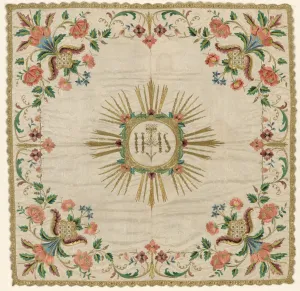 Chalice Veil, 1700s. Creator: Unknown