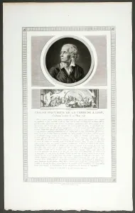 Charles Fran And Xe7 Gallery: Chalier, Procureur of the Lyon Commune, from Tableaux historiques de la Revolution... 1798–1804