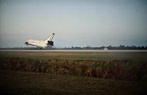 Kennedy Space Centre Gallery: Challenger landing, Florida, USA, February 11, 1984. Creator: NASA
