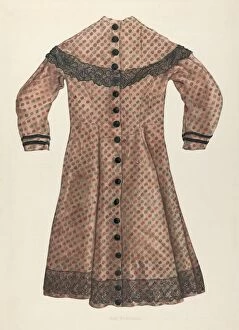 Buttons Gallery: Challis Girls Dress, c. 1937. Creator: Max Fernekes