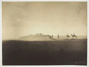 Gray Gustave Le Prints: Chalons Encampment: Maneuvers on October 3 (Camp de Chalons